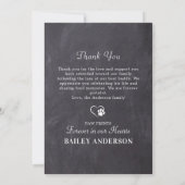 Pet Sympathie 3 Foto Gepersonaliseerde Hond Memori Bedankkaart (Achterkant)