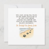 Pet Sympathie Kaart (Voorkant)