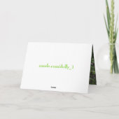 Pet Sympathie-liefdevolle Lila Struik Kaart (Achterkant)