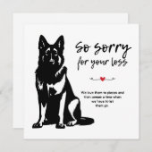 Pet Sympathie Notitiekaartje (Voorkant / Achterkant)