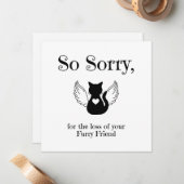 Pet Sympathie Notitiekaartje (Voorkant / Achterkant in situ)