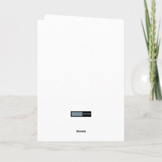 Pet Sympathie Sentiment met een Sad Kat met Tranen Kaart (Achterkant)