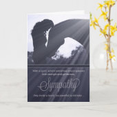 Pet Sympathie Verlies van een Paarden Deep Blue Sp Kaart (Gele Bloem)