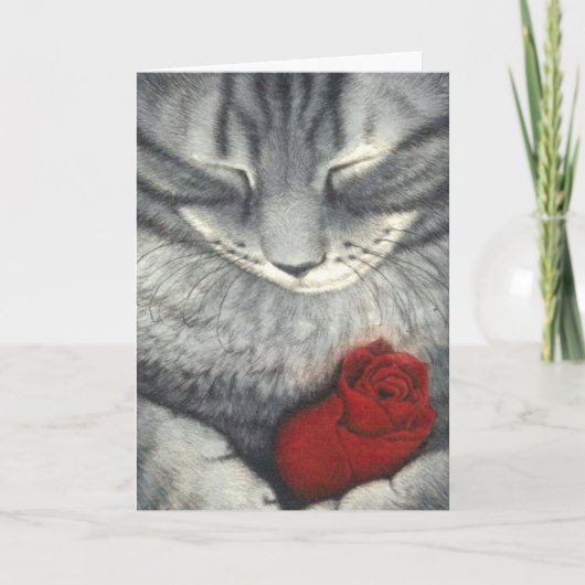 Pet Sympathy Card (CAT) Kaart (Voorkant)