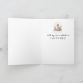 Pet Sympathy Card Hondenbloem Lijst Serie Kaart (Binnen)