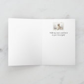 Pet Sympathy Card Hondenbloem Lijst Serie Kaart (Binnen)