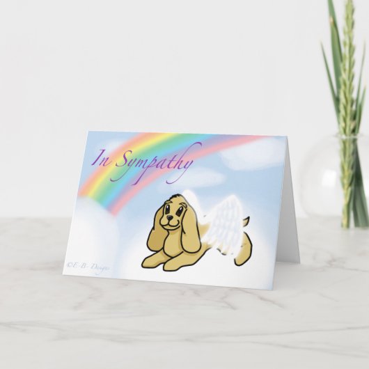 Pet Sympathy Card Kaart (Voorkant)