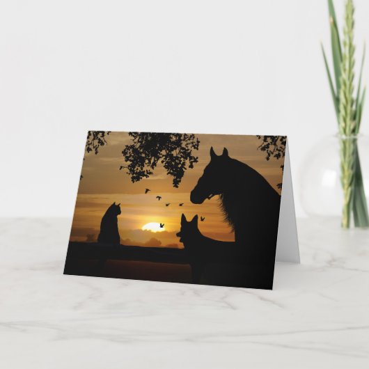 Pet Sympathy Card Kaart (Voorkant)