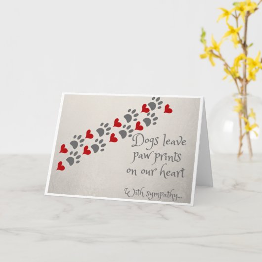 Pet Sympathy Card Kaart (Gele Bloem)