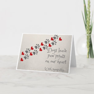 Pet Sympathy Card Kaart