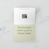 Pet Sympathy Card - Kat Kaart (Binnen)