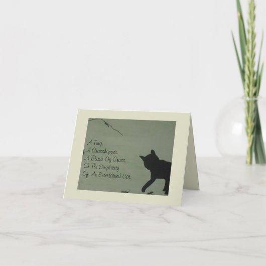 Pet Sympathy Card - Kat Kaart (Voorkant)