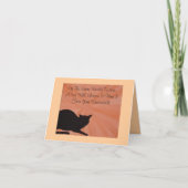 Pet Sympathy Card - Kat Kaart (Voorkant)