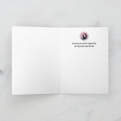 Pet Sympathy Card Moon Dog Series Kaart (Binnen)