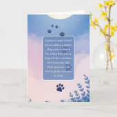 Pet Sympathy Card Moon Flower Series Kaart (Gele Bloem)