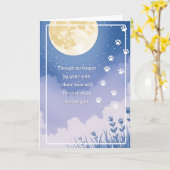 Pet Sympathy Card Moon Flower Series Kaart (Gele Bloem)