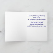 Pet Sympathy Card Pootjes en harten Kaart (Binnen)