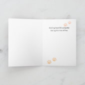 Pet Sympathy Card Waterverf Series Kaart (Binnen)