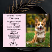 Pet Sympathy Gepersonaliseerde Foto Pet Loss Kaart