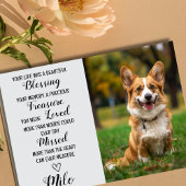 Pet Sympathy Gepersonaliseerde Foto Pet Loss Kaart