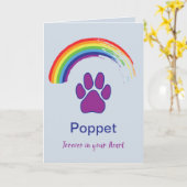 Pet Sympathy Rainbow Kaart (Gele Bloem)