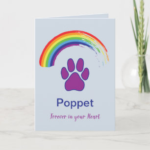 Pet Sympathy Rainbow Kaart