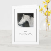 Pet Sympathy Verlies van Paard Kaart (Gele Bloem)