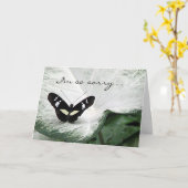 Pet Sympathy - vlinder Kaart (Gele Bloem)