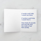 Pet Sympathy - Wenskaart Kaart (Binnen)