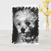 Pet Sympathy - Wenskaart Kaart (Gele Bloem)