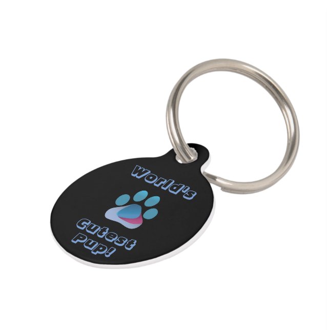 Pet Tag Huisdierpenning (Zijkant)