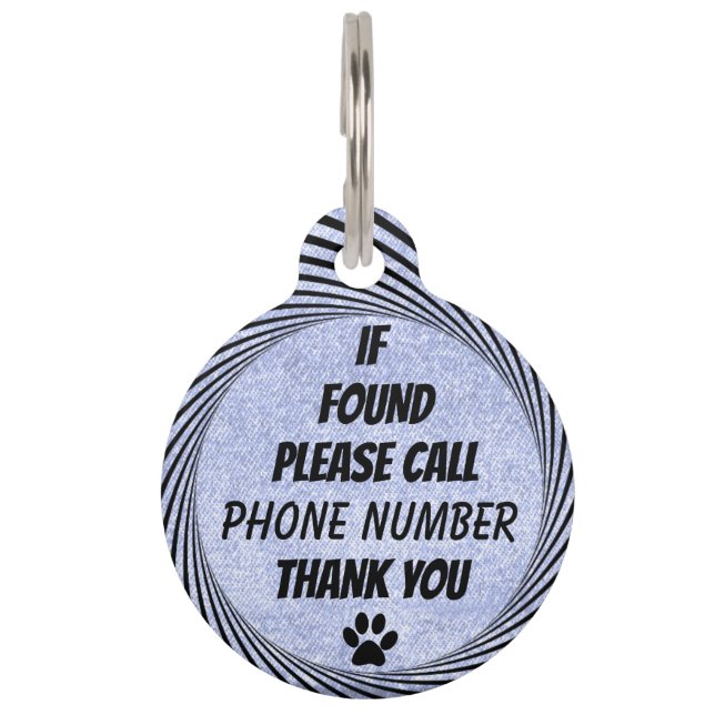 PET-TAG HUISDIERPENNING (Voorkant)