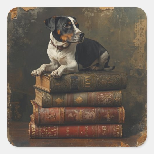 Pet Talk Magnetic Card Vierkante Sticker (Voorkant)