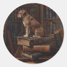 Pet Talk Postcard Ronde Sticker