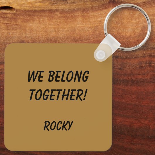 Pet Talk  Sleutelhanger (Achterkant)