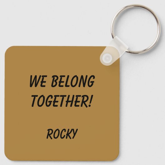 Pet Talk  Sleutelhanger (Achterkant)