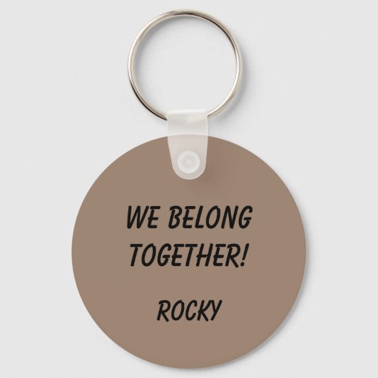 Pet Talk Sleutelhanger (Achterkant)