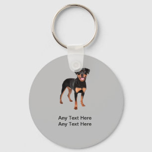 Pet Theme Rottweiler Dog Sleutelhanger