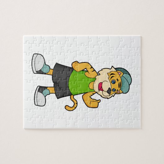 Pet Tiger Legpuzzel (Horizontaal)