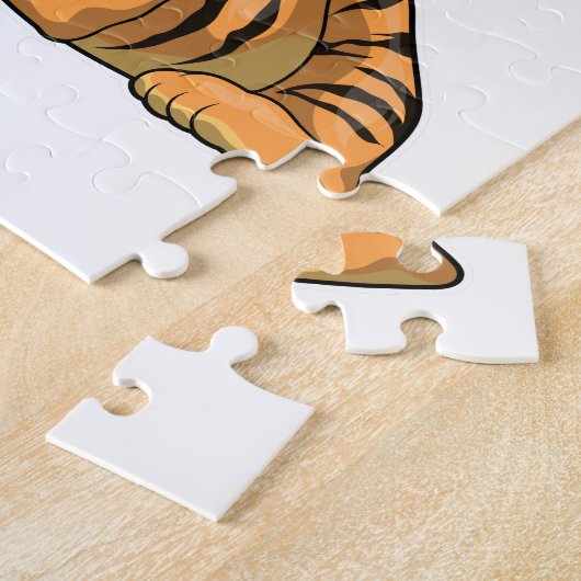 Pet Tiger Legpuzzel (Zijkant)