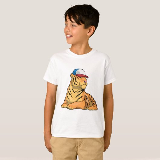 Pet Tiger T-shirt (Voorkant volledig)
