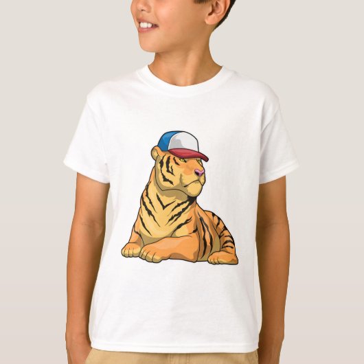 Pet Tiger T-shirt (Voorkant)