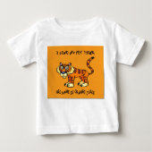 PET TIGER TODDLERS FINE JERSEY T-SHIRT (Voorkant)