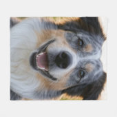 Pet toevoegen Foto aanpassen Fleece Deken (Voorkant (Horizontaal))