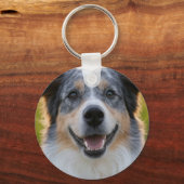 Pet toevoegen Foto aanpassen Sleutelhanger (Achterkant)