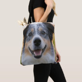 Pet toevoegen Foto aanpassen Tote Bag (Dichtbij)