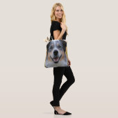 Pet toevoegen Foto aanpassen Tote Bag (Op model)