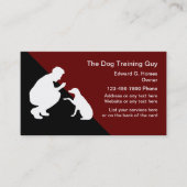 Pet Training Services Visitekaartje (Voorkant)