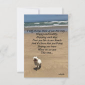 Pet Tribute - I will always think of you this way RSVP Kaartje (Voorkant)
