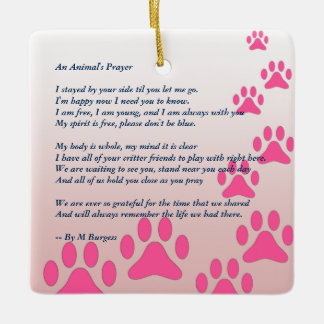 Pet Tribute / Memorial - Keramisch Ornament